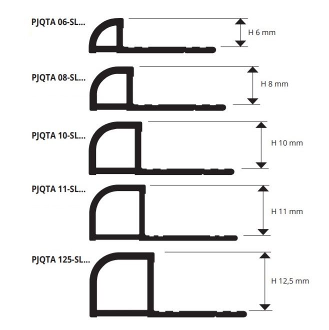 Профиль Progress Profiles Projolly Quart PJQTA 06-SL06 2.7 м. (камень)