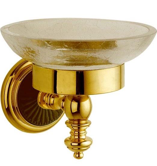 Мыльница настенная Boheme Palazzo 10153 (золотой, черный)