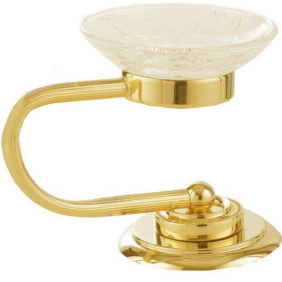 Мыльница настольная Boheme Murano 10910-G (золотой)