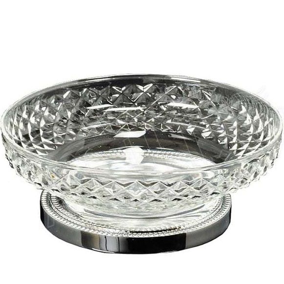 Мыльница настольная Boheme Murano Cristal 10204 (хром)