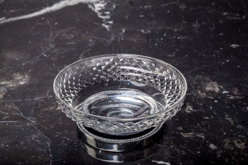 Мыльница настольная Boheme Murano Cristal 10204 (хром)
