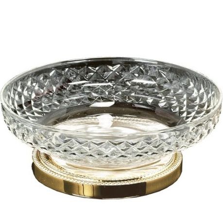 Мыльница настольная Boheme Murano Cristal 10205 (золотой)