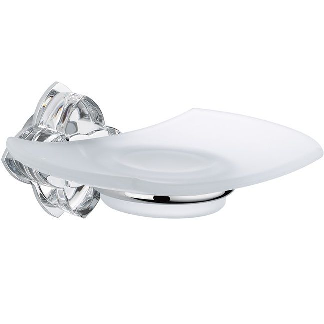 Мыльница подвесная THG Petale de cristal clair U6A-A02-500 (хром)