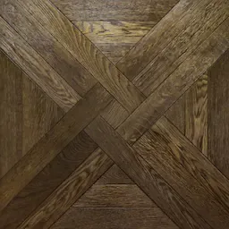 Модульный паркет Конструкция № 14 60х60 см