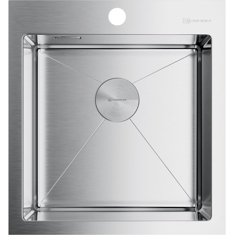 Мойка кухонная Omoikiri Akisame 46-IN 4973057 46x51 (нержавеющая сталь)