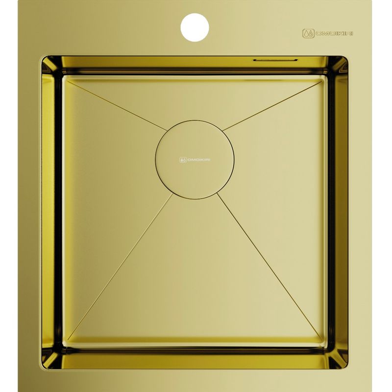 Мойка кухонная Omoikiri Akisame Akisame 46-LG 4973081 46x51 (светлое золото)