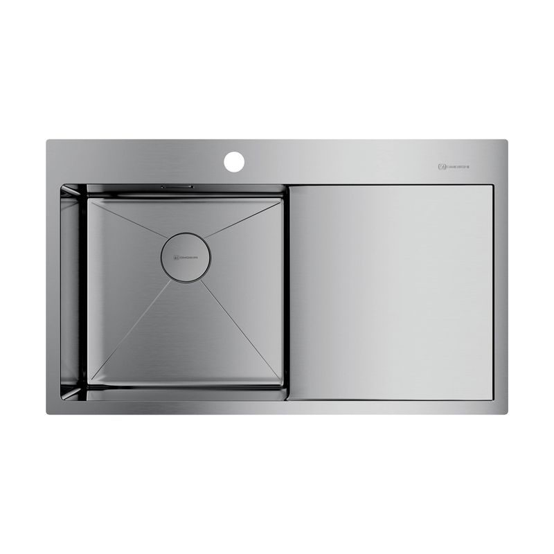 Мойка кухонная Omoikiri Akisame 86-IN-L 4993760 86x51 (нержавеющая сталь)