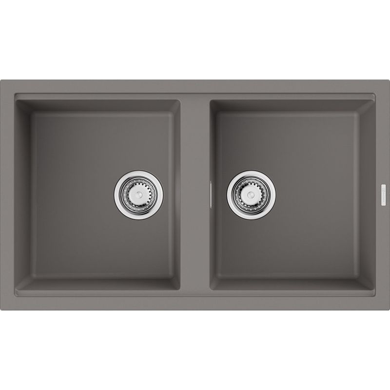 Мойка кухонная Omoikiri Kitagawa 86-2-GR 4993491 86x51 (leningrad grey)