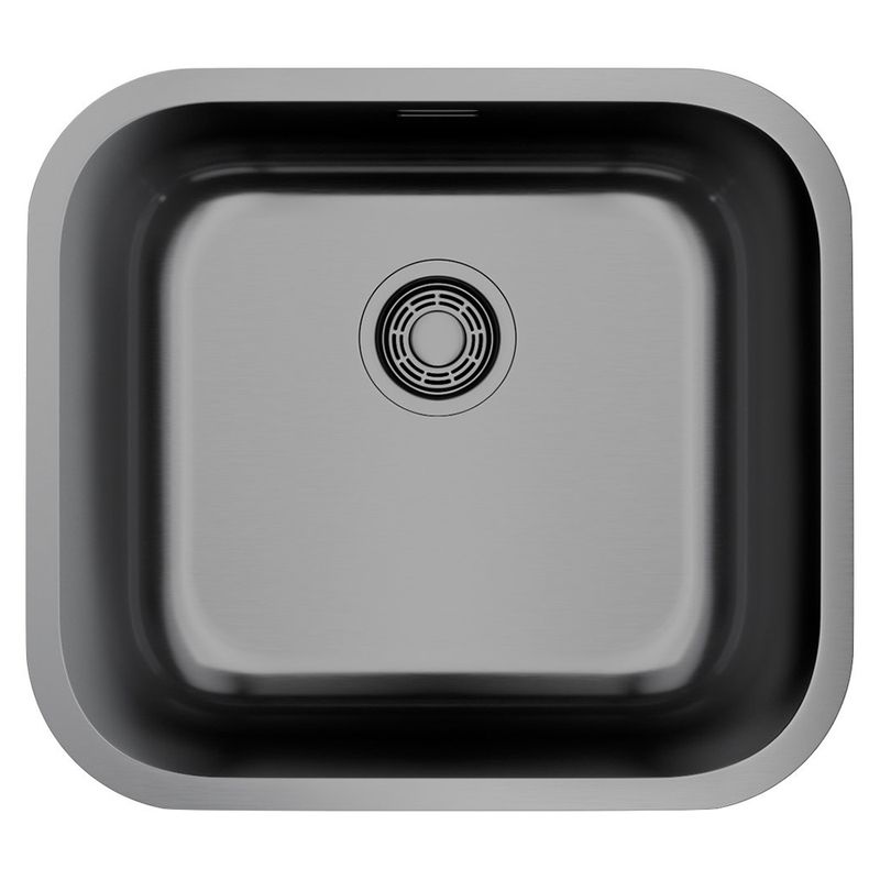 Мойка кухонная Omoikiri Omi 49-U/I-GM 4993073 (вороненая сталь)