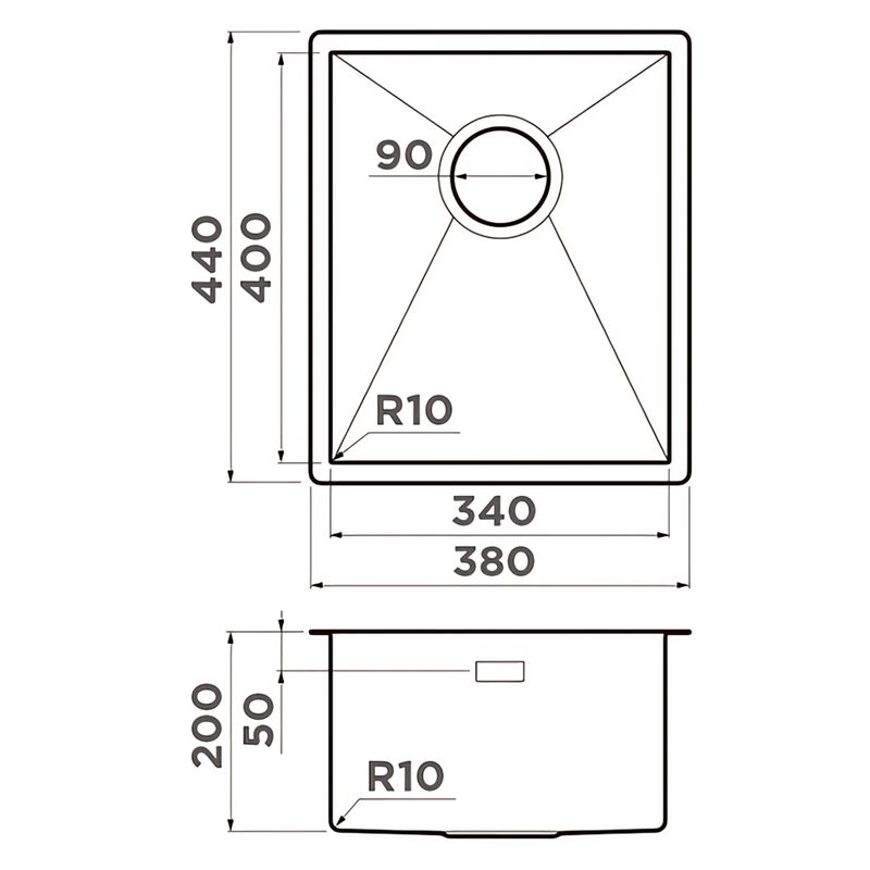 Мойка кухонная Omoikiri Taki 38-U/IF-GB 4997016 (графит)