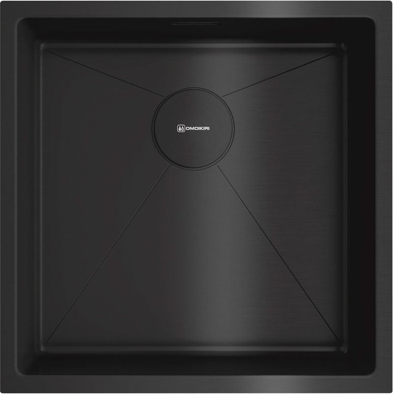 Мойка кухонная Omoikiri Taki 44-U/IF-GB 4997017 44x44 (графит)