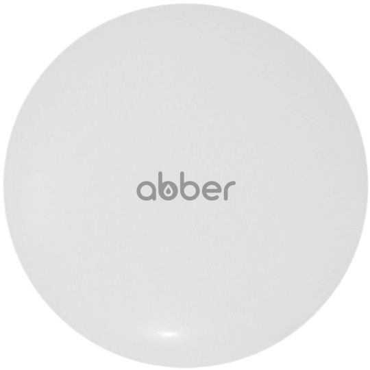 Накладка на слив для раковины Abber Bequem AC0014MW 6.7x6.7 (белый матовый)