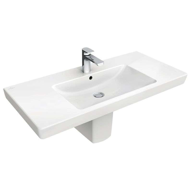 Pаковина подвесная Villeroy & Boch Subway 2.0 7175A001 100х48 с переливом (альпийский белый)