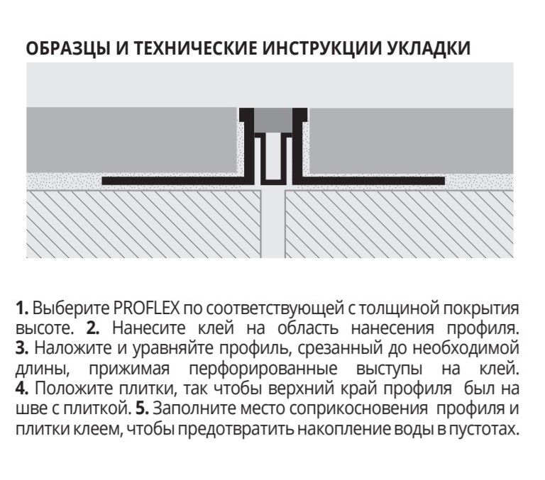 Деформационный шов Progress Profiles Proflex PFX 10GS 2.5 м. (темно-серый)