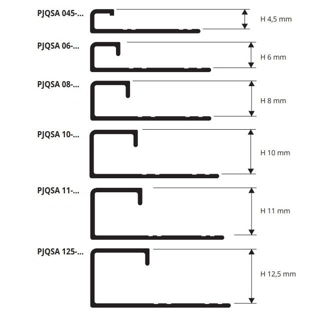 Профиль Progress Profiles Projolly Square PJQSA 06-SL13 2.7 м. (камень oyster grey)