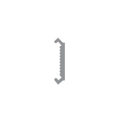 Ремешок Progress Profiles Proskirting LED PKGPIAL 2 м. (серый), глянцевый