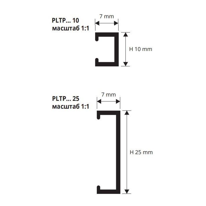 Профиль Progress Profiles Prolistel P ALL PLTPA 10-SL12 2.7 м. (камень черный)