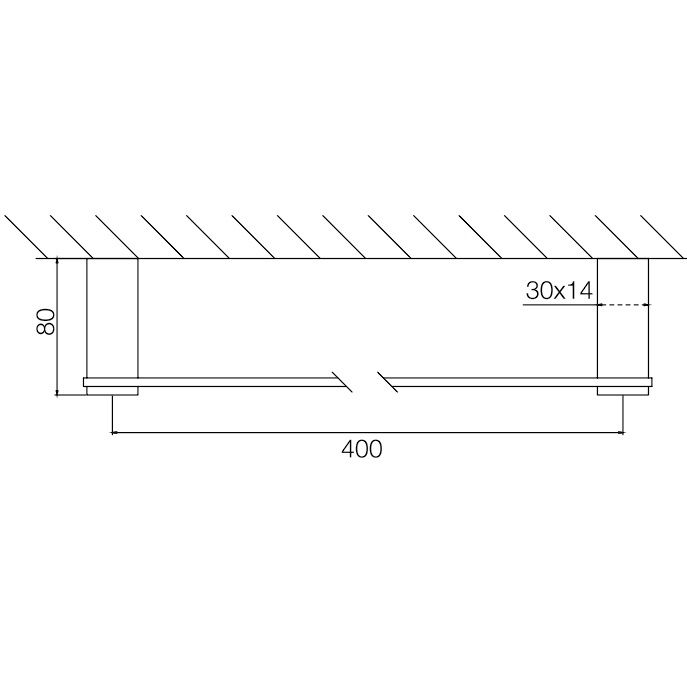 Полотенцедержатель 40см. Fima Carlo Frattini Accessori F6020/40OR (золотой)