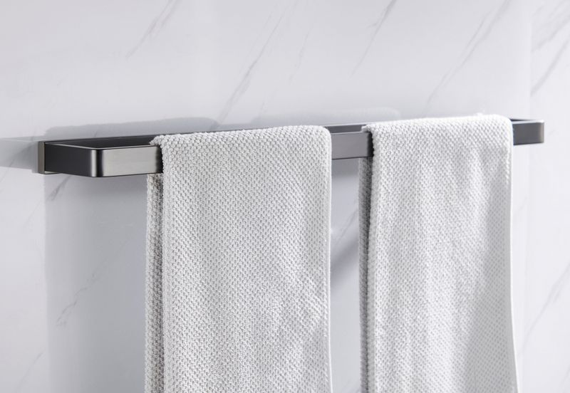 Полотенцедержатель 60см Abber Westen AA1755NG (оружейная сталь)