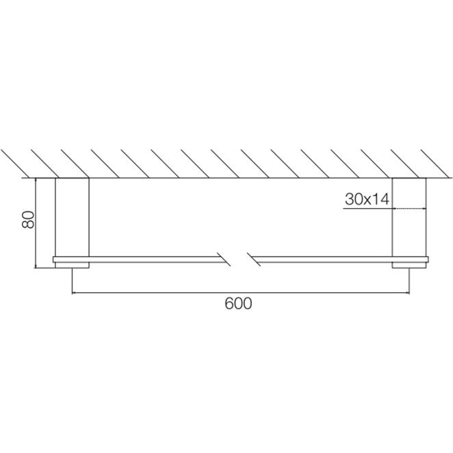 Полотенцедержатель 60см. Fima Carlo Frattini Accessori F6020/60OR (золотой)