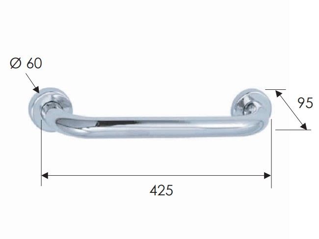 Полотенцедержатель Remer RB RB440CR (хром)
