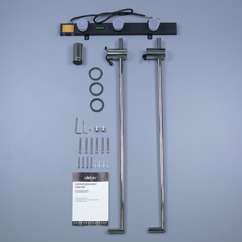 Полотенцесушитель электрический Abber Charme AH4002 34.5x80 (хром)