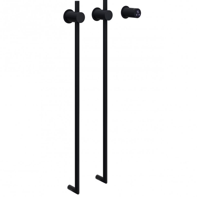 Полотенцесушитель электрический Abber Charme AH4002MB 34.5x80 (черный матовый)
