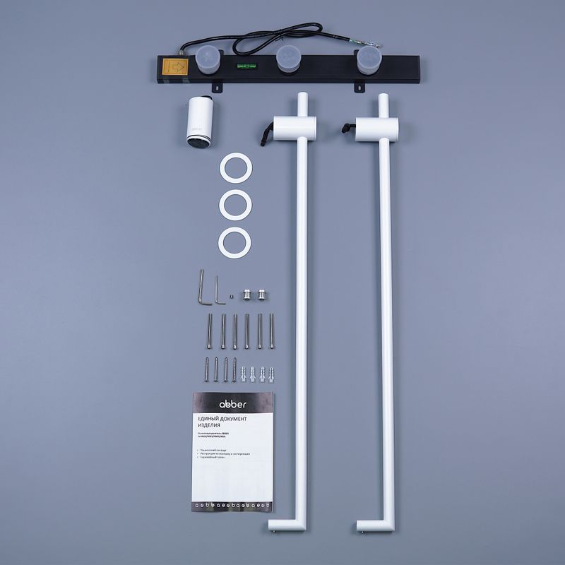 Полотенцесушитель электрический Abber Charme AH4002MW 34.5x80 (белый матовый)