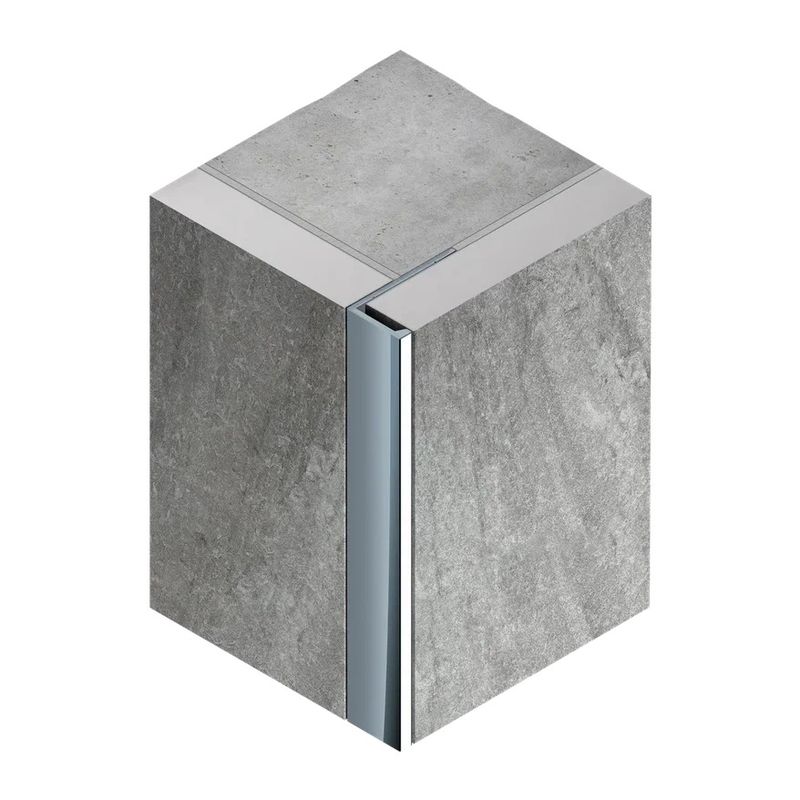 Профиль L-образный гибкий алюминий 8 мм Neexy PV04-45 (серебро блестящее браш), 2.7 м.