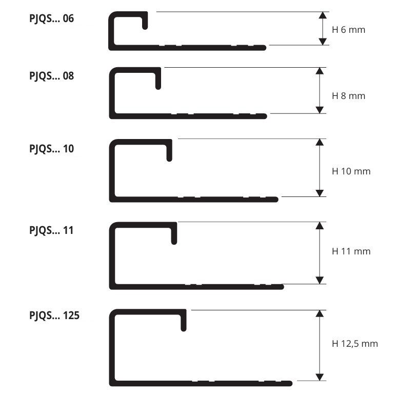 Профиль Progress Profiles Projolly Square PJQSBGS 125 2.7 м. (оружейный серый), крацованный