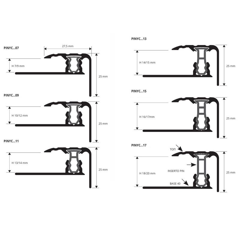 Профиль Progress Profiles Style Stair PINYC10W 07 2.7 м (венге)