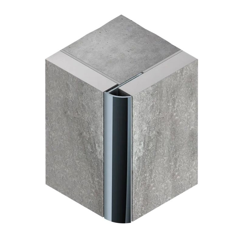 Профиль внешний алюминий 12 мм Neexy PV18-45 (серебро блестящее браш), 2.7 м.