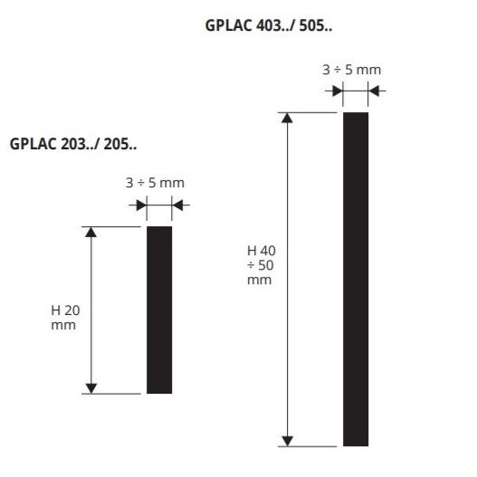 Профиль вставка Progress Profiles Proflat GPLAC 2033 3 м. (нерж. сталь)
