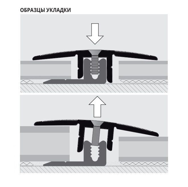 Порог Progress Profiles Proscrew 44 PSWCAA 44 2.7 м. (серебро)