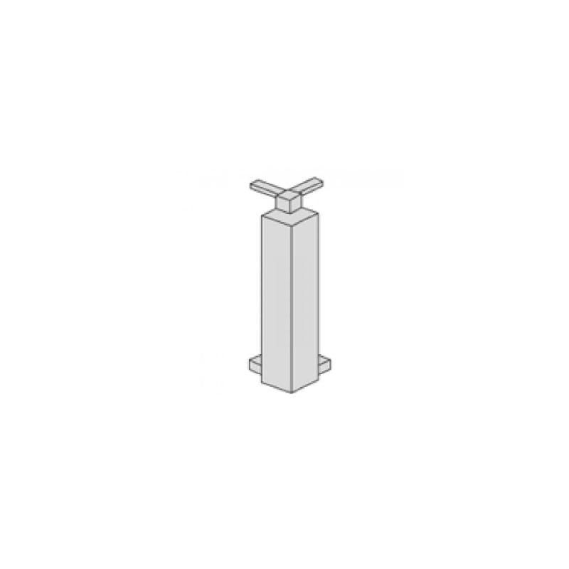 Наружный угол Progress Profiles Proskirting Channel REPKCHBS 55 (серебро), крацованный