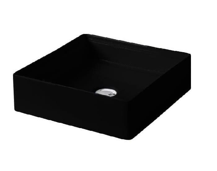 Раковина накладная Artceram Scalino SCL001 03 00 nero 38x38
