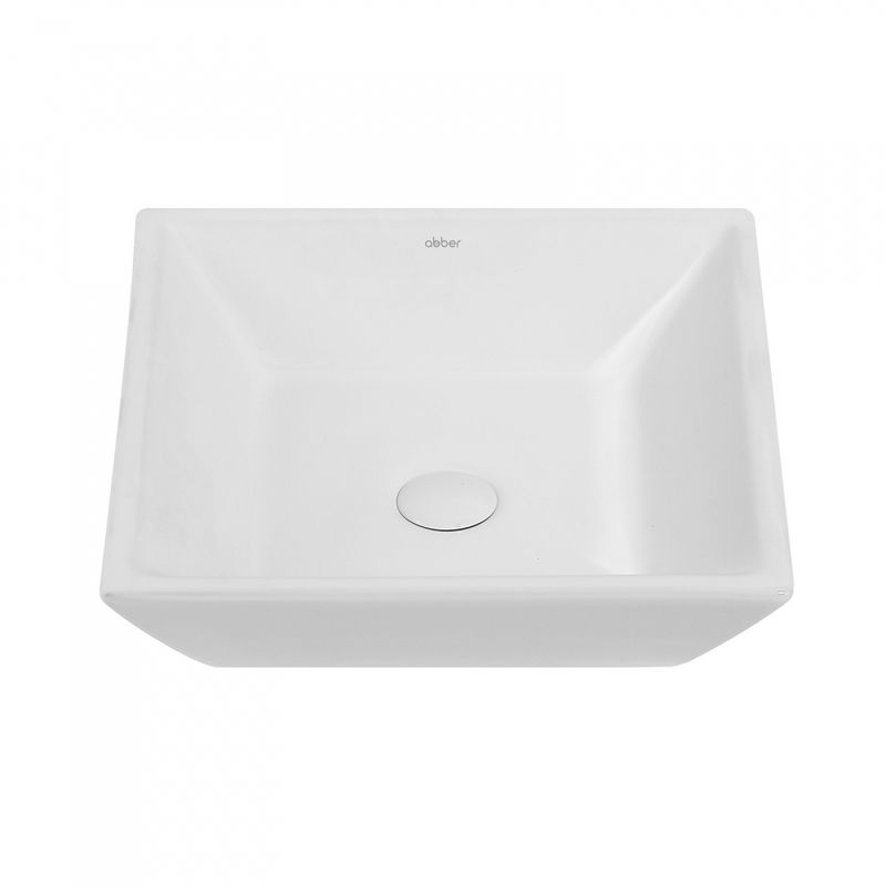 Раковина накладная Abber Rechteck AC2214 42х42х11,5 (белый)