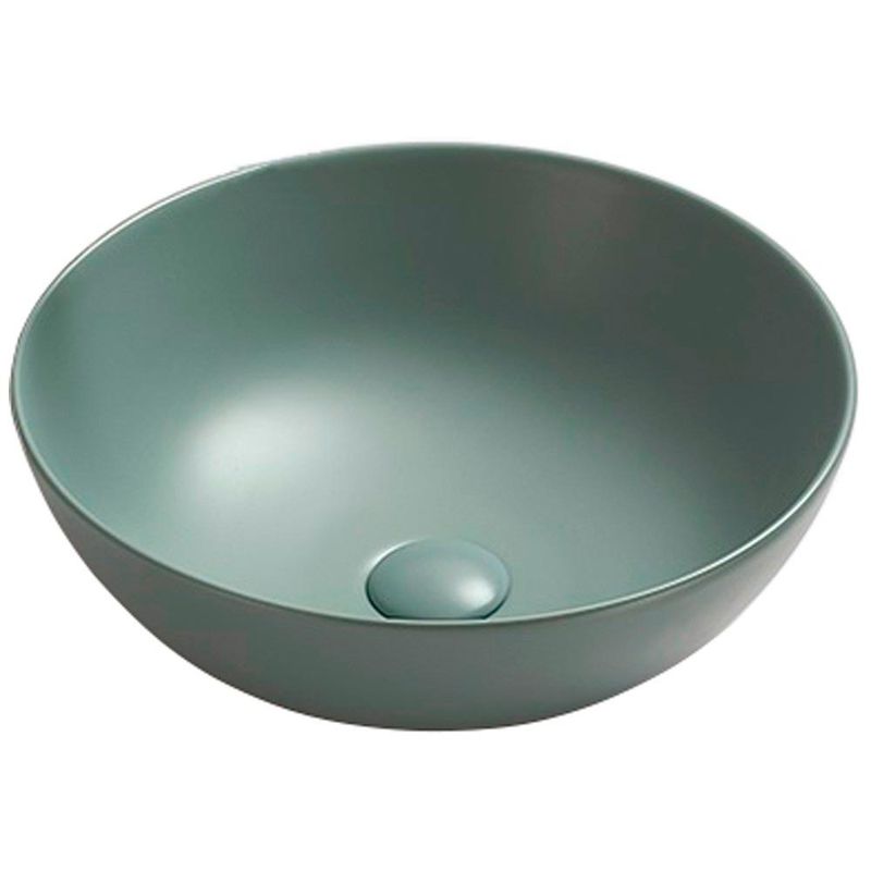 Раковина накладная CeramaLux NC 104MLG-6 41.5x41.5 (зеленый)