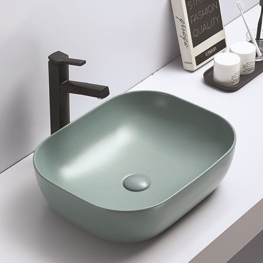 Раковина накладная CeramaLux NC 78104MLG-6 50.5x40.5 (зеленый)