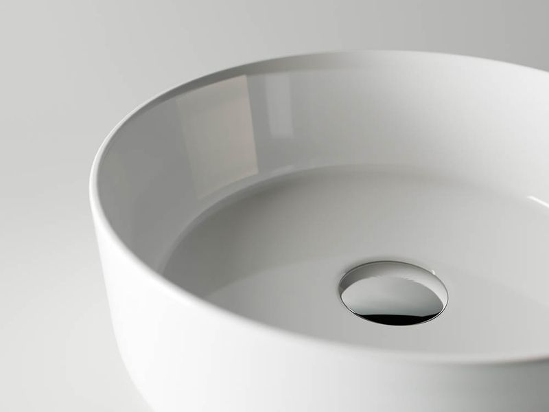 Раковина накладная Ceramica Nova Element CN5001 36x36 (белый), без донного клапана