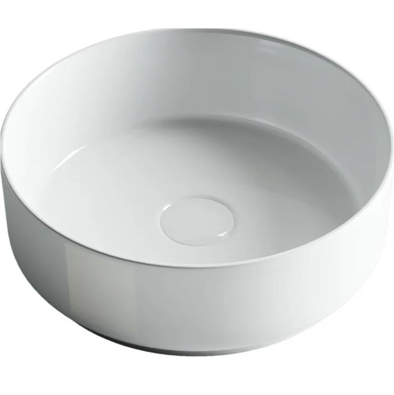 Раковина накладная Ceramica Nova Element CN5001 36x36 (белый), без донного клапана