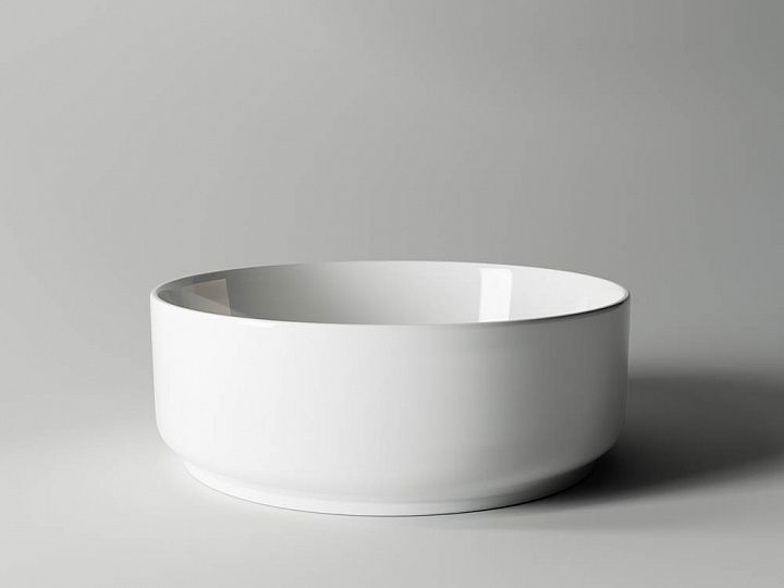 Раковина накладная Ceramica Nova Element CN5001 36x36 (белый), без донного клапана