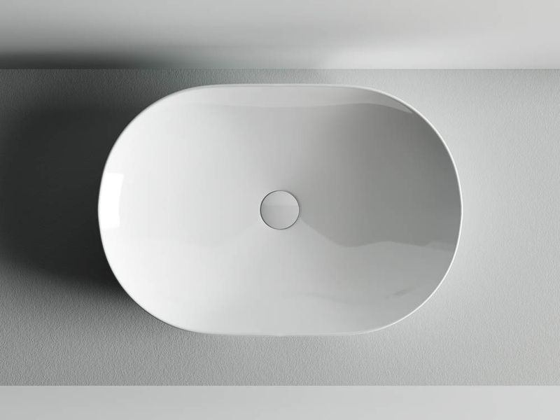 Раковина накладная Ceramica Nova Element CN5009 60x41.5 (белый), без донного клапана