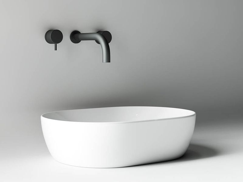 Раковина накладная Ceramica Nova Element CN5010 48x35 (белый), без донного клапана