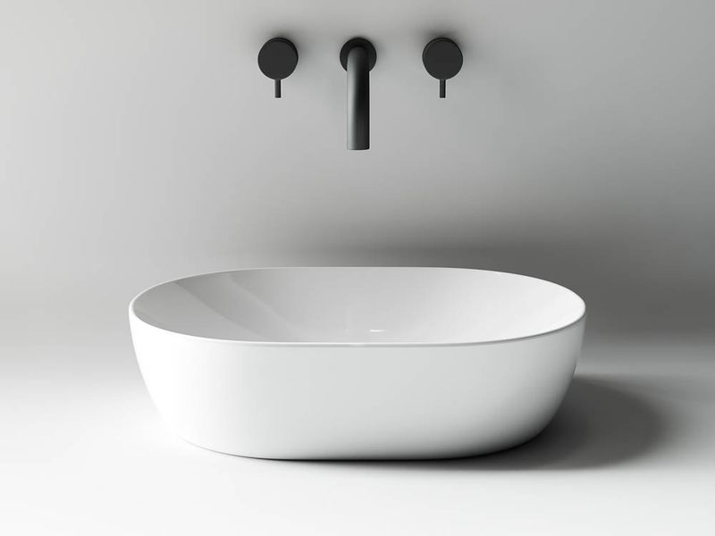 Раковина накладная Ceramica Nova Element CN5010 48x35 (белый), без донного клапана