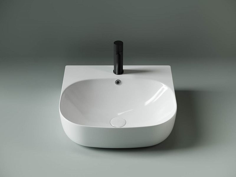 Раковина накладная Ceramica Nova Element CN5011 49x44.5 (белый), без донного клапана