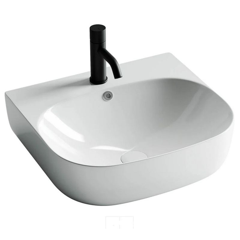 Раковина накладная Ceramica Nova Element CN5011 49x44.5 (белый), без донного клапана