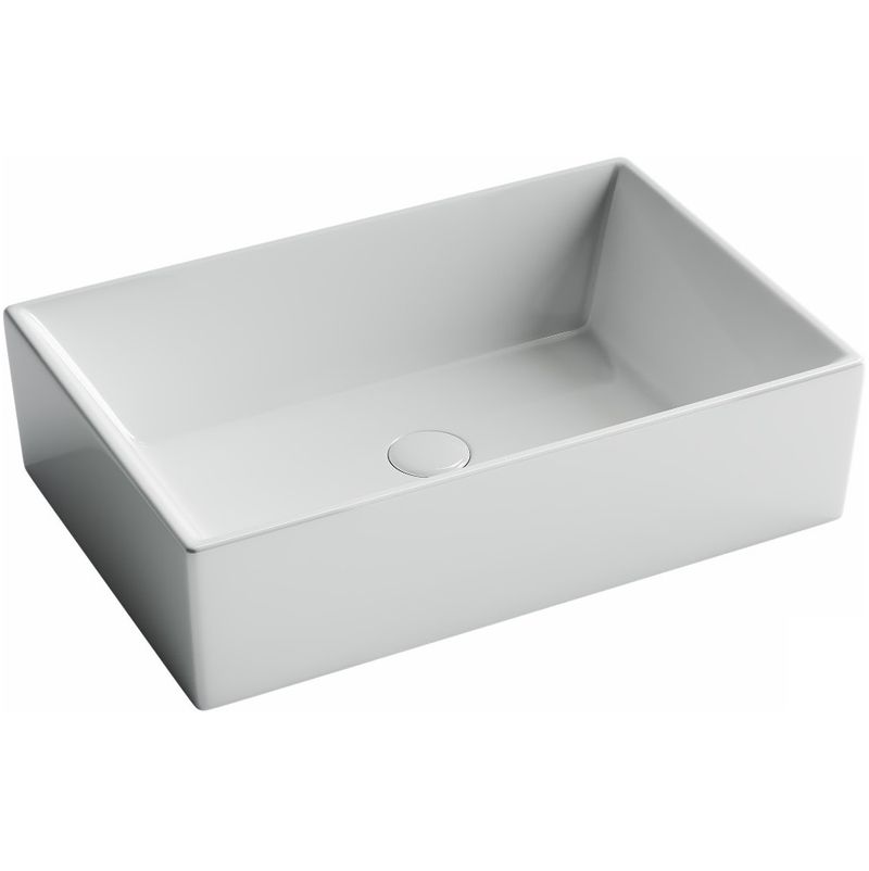 Раковина накладная Ceramica Nova Element CN5013 59x39 (белый), без донного клапана