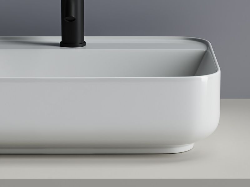 Раковина накладная Ceramica Nova Element CN5015 50x40 (белый), без донного клапана