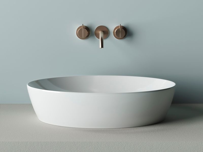 Раковина накладная Ceramica Nova Element CN5018 61x41 (белый), без донного клапана